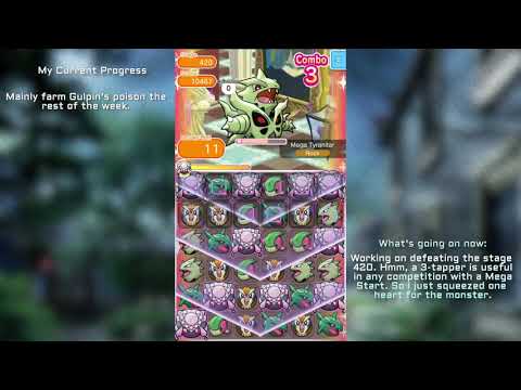 Pokemon Shuffle - Main Stage 420 - Mega Tyranitar - 20190512
