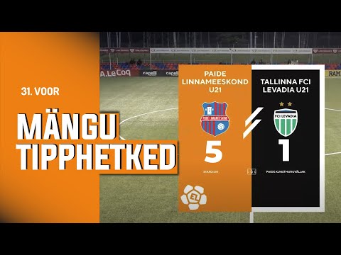 Paide Linnameeskond U21 - Tallinna FCI Levadia U21 I 5:1 I Esiliiga 31. voor I 2024