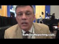 teddy atlas on mayweather vs maidana EsNews.