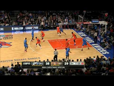 Kevin Durant - 29 points vs Knicks Full Highlights (2013.12.25)