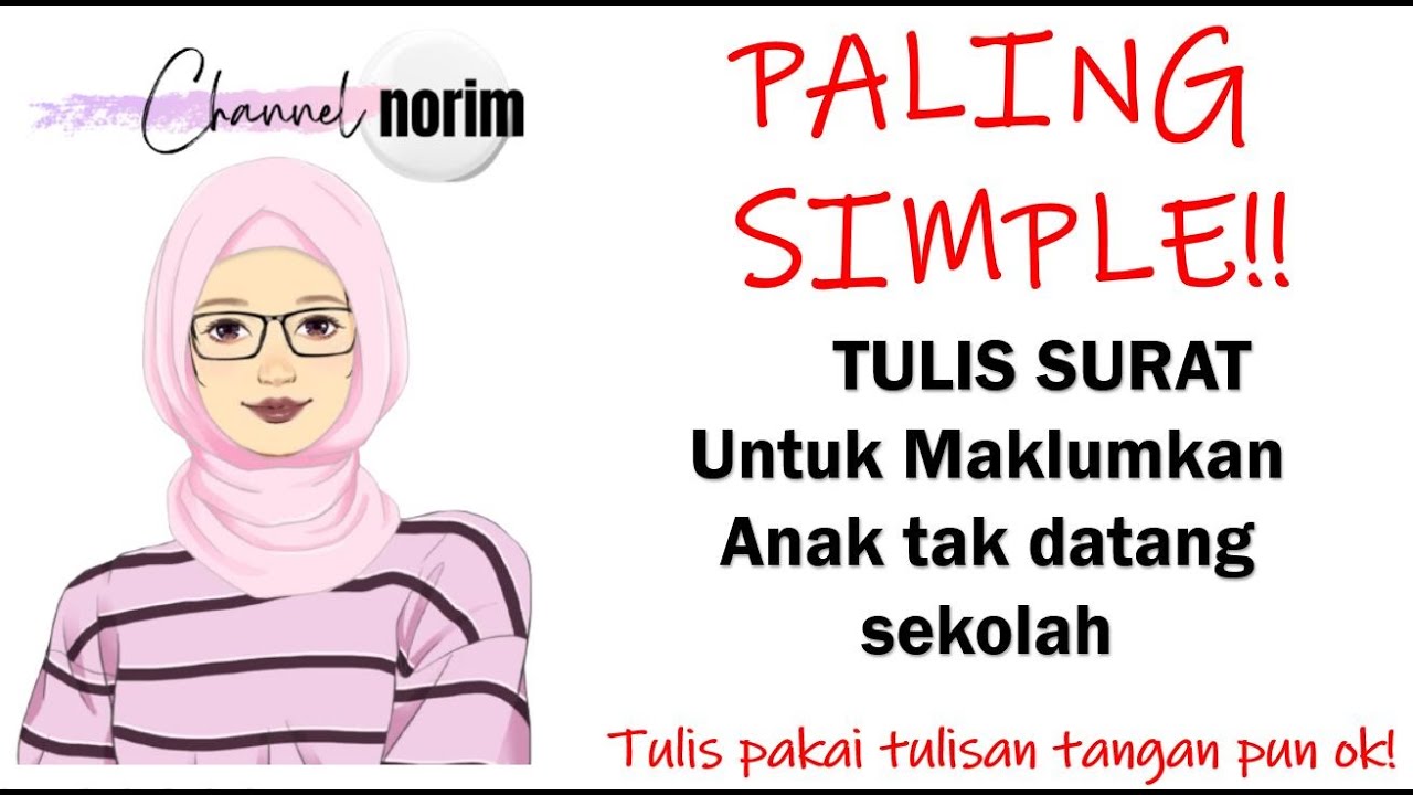 SuratAnakTakDatangSekolah