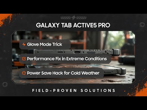 Samsung Galaxy Tab Active5 Pro – Best Tips, Tricks & Fixes