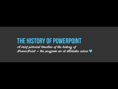 image-What is the history of PowerPoint?
