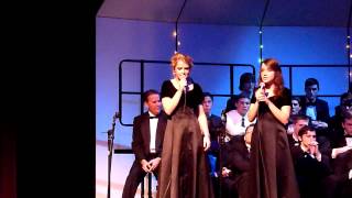 Do You Hear What I Hear performed by Olivia Freer & Lindsay Feavearyear 12/11/14