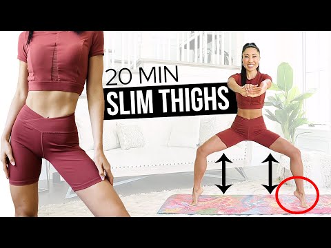 20 Minute Quick THIGH & LEG workout! Isolated for thigh sculpting, slimming & toning! (No weights)