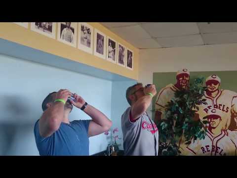 Coursey VS Bug in a Beer Shotgunning Competition