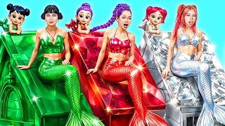 Download lagu Kpop Demon Hunters! Emerald, Ruby & Diamond Huntrix Extreme Makeover Turn Into Mermaids mp3