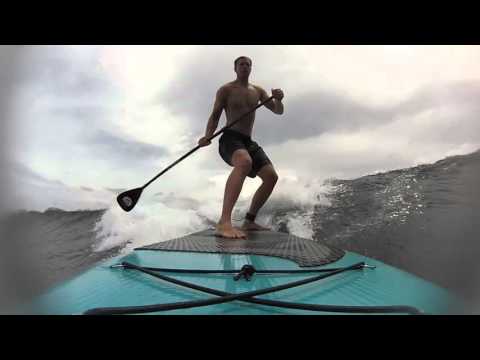 Surfing Asenne iSUP Floater in Bali