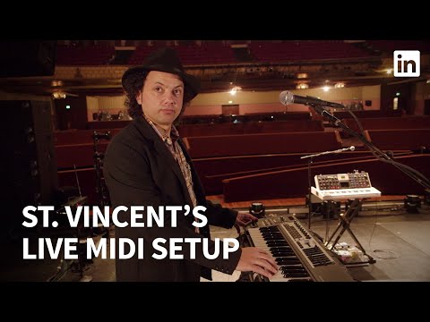 Audio and Music Tutorial - St. Vincent's live MIDI setup