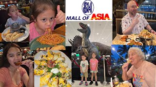 Dinosaur Display and  Family Food trip | Mall Of Asia 🇵🇭