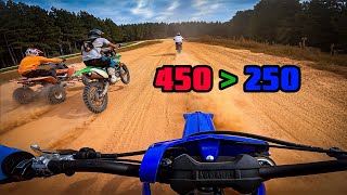 GETTING DUSTED BY 450s | RED OAK HOLLOW