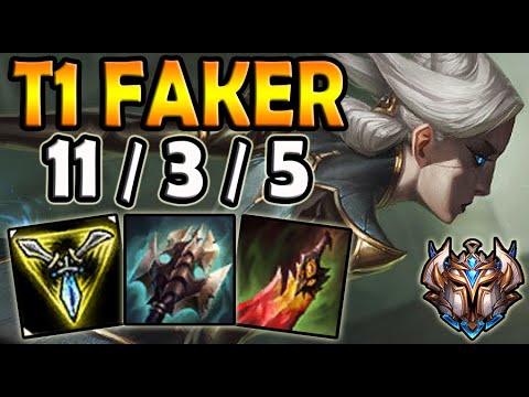 T1 Faker CAMILLE vs QIYANA MID - Patch 10.16 Ranked Korea ✔️