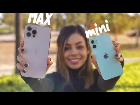 iPhone 12 mini vs iPhone 12 Pro Max Unboxing & Camera Test!
