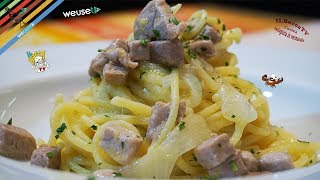 409 - Spaghetti tonno fresco e limone..e riprendi il timone! (primo piatto estivo facile e veloce) )