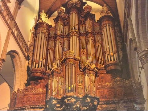 Willem H. Zwart speelt ""Psalm 43 ""  Orgel Oude kerk Amsterdam
