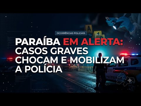 CASOS DE EXTREMA VIOLÊNCIA E DENÚNCIA EM CRECHE MOVIMENTAM O SETOR POLICIAL NA PARAÍBA!