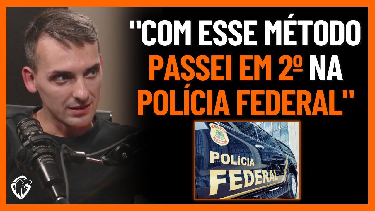 "MINHA ESTRATÉGIA PARA PASSAR EM SEGUNDO NO CONCURSO DA PF FOI ESSA!"