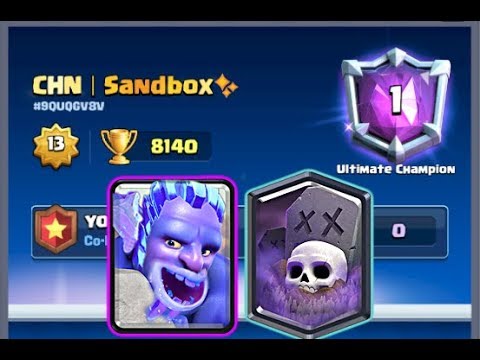 Sandbox✨ #1 in the World 👈GraveYard Freeze Best Deck in Clash Royale
