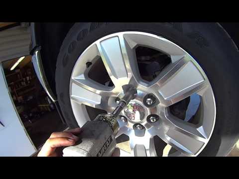 How to remove GM factory wheel nut locks