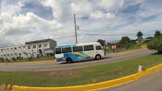 DRIVING FROM MONTEGO BAY AIRPORT (SANGSTER) TO SUNSPLASH RESORT, MONTEGO BAY, JAMAICA