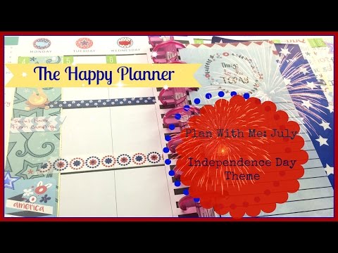 Plan with Me: Happy Planner July 4th - 10th Happy Birthday, America!