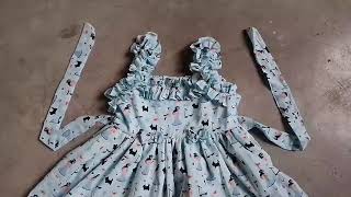 Beautiful Girls Frock- Cutting n Stitching..