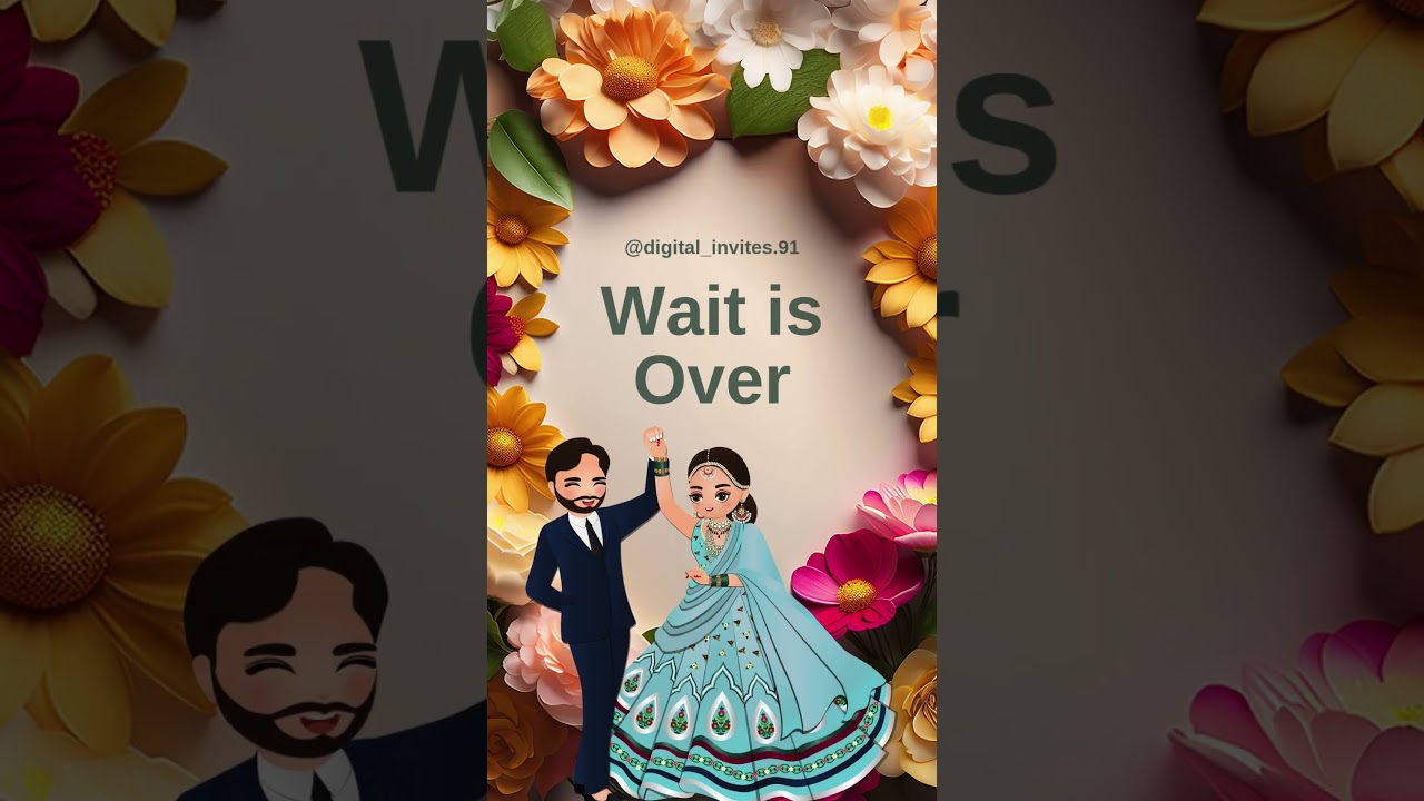 Festive Gold Event Announcement Card