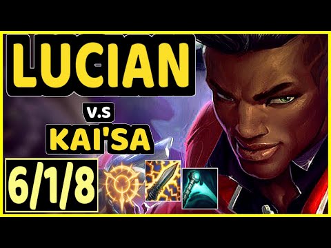 FORG1VEN (LUCIAN) vs KAI'SA - 6/1/8 KDA BOTTOM ADC CHALLENGER GAMEPLAY - EUW