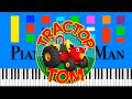 Tractor Tom Theme Song Slow Easy Medium Piano Tutorial 4K