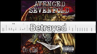 Avenged Sevenfold - Betrayed - Guitar Tabs