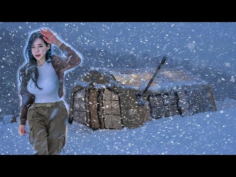 ❄️💨 EMOTIONAL CAMPING TRIP IN A SNOWSTORM | HEAVY SNOWFALL