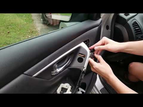 2018 Nissan Altima Sedan mirror adjustment switch removal
