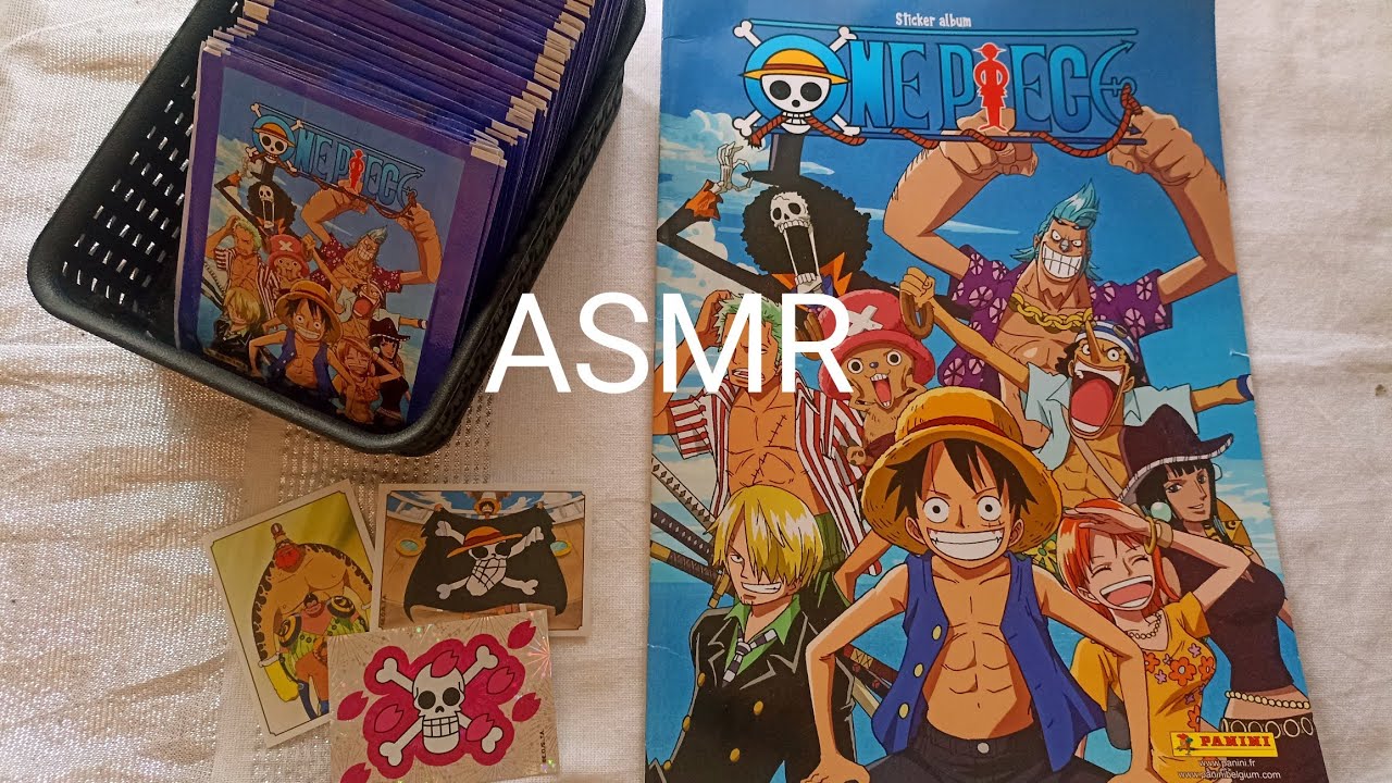 Sticker Book ASMR - One Piece (Part 1) - No talking