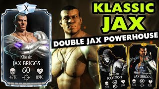 MKX Mobile 1.18. Klassic Jax MAXED Gameplay. Amazing Double Jax Spec Ops Scorpion Team!
