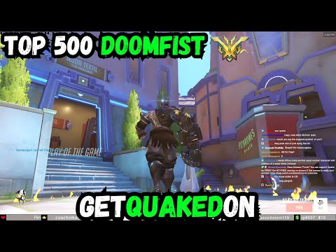 POTG!🛡️GetQuakedOn DOMINATING AS DOOMFIST ON RUNASAPI TOP 500  OVERWATCH 2 SEASON 13