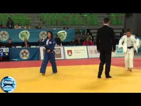 Judo World Junior Championships Ljubljana 2013 Bronze -44kg MOUNIER (FRA) - YAMAUCHI (JPN)