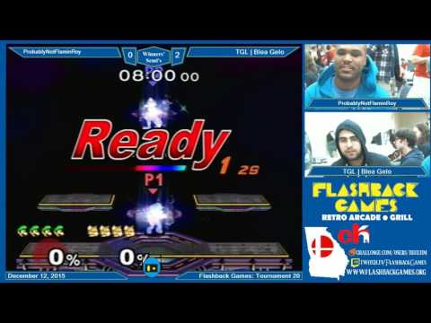 Flashback Games Presents: T20 - FlaminRoy (Fox) Vs. Druggedfox (Luigi) WS