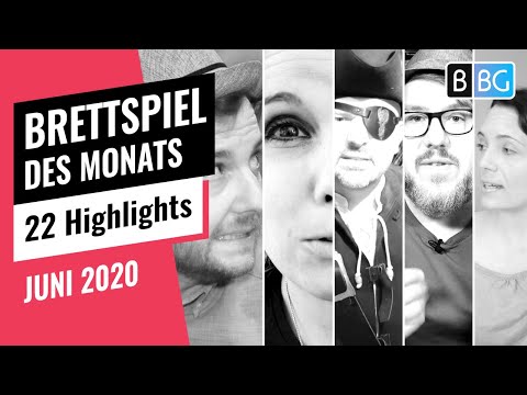 Brettspiel des Monats - Die Highlights von 21 Gästen im Juni 2020