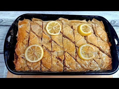 Traditional Turkish Dessert BAKLAVA | Step by Step, Easy to Follow
