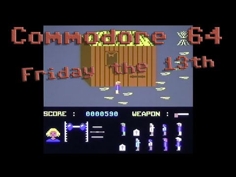 CC64 playing "Friday the 13th" (1986). Game #045.