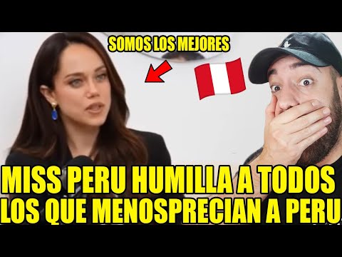 Miss Peru HUMILIATES ALL those who ATTACK Peru and her PHYSICAL APPEARANCE!!
