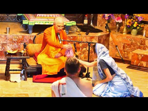 Initiation Ceremony at Simhachalam Temple - HH Krishna Kshetra Swami - 06.09.2022