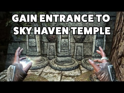 Skyrim - Alduin's Wall - Gain entrance to Sky Haven Temple