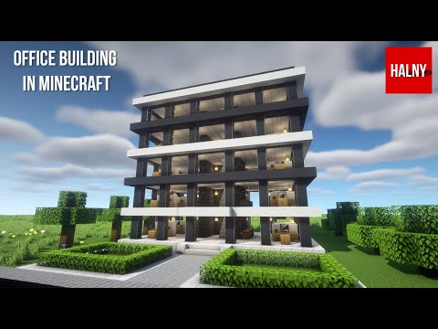 HALNY - How to build an office building in Minecraft