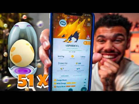 51x OVOS ATRÁS DA MINHA MEGA SHINY - POKEMON GO | Cris |