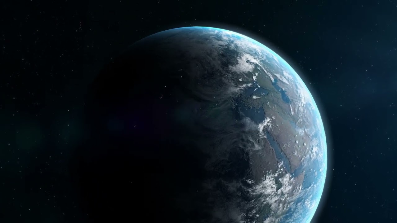 Stock footage The Spread Of Electricity And Civilizations Across Planet Earth