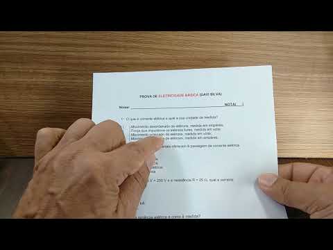 PROVA DE ELETRICIDADE BÁSICA (VÍDEO 01).