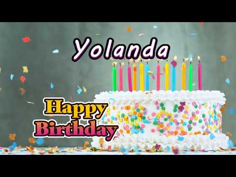 Happy Birthday To You Yolanda