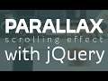 Parallax effect | 2 different ways to add it with jQuery