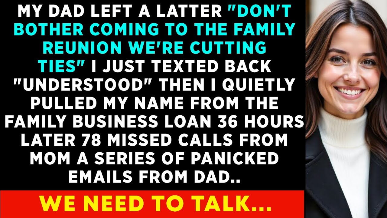 My DAD Send A Letter "Don't Even Try To Come For FAMILY Reunion, We Are Cutting Ties" I Texted Back